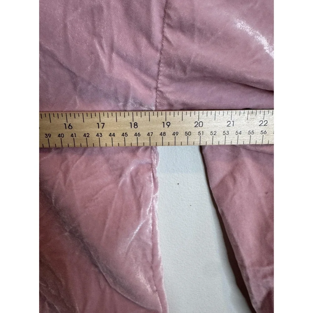 Free People Tunic Shirt Womens XS‎ Pink Velvet Collared Long Sleeve Pockets Boho
